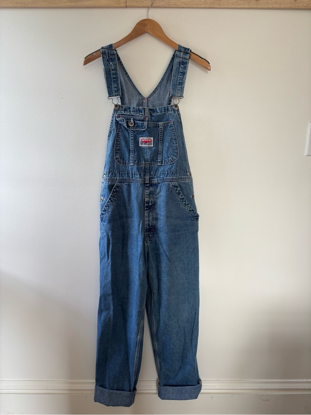 IKEDA Classic Blue Denim Overalls